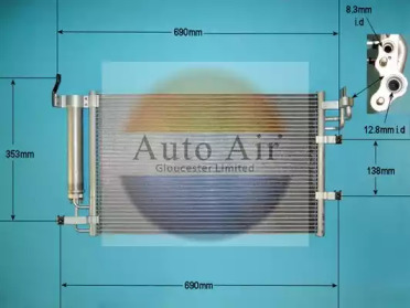 Конденсатор AUTO AIR GLOUCESTER 16-9970