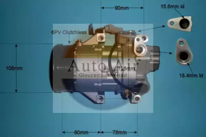 Компрессор, кондиционер AUTO AIR GLOUCESTER 14-0046P