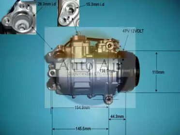 Компрессор, кондиционер AUTO AIR GLOUCESTER 14-9767