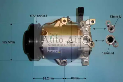 Компрессор, кондиционер AUTO AIR GLOUCESTER 14-9779