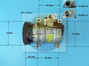 Компрессор, кондиционер AUTO AIR GLOUCESTER 14-9783