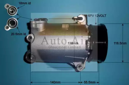 Компрессор AUTO AIR GLOUCESTER 14-1048P