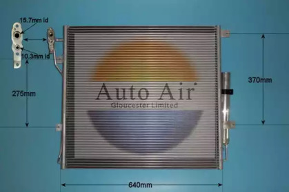 Конденсатор, кондиционер AUTO AIR GLOUCESTER 16-1401