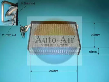 Испаритель, кондиционер AUTO AIR GLOUCESTER 21-5603