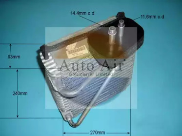 Испаритель AUTO AIR GLOUCESTER 21-0092