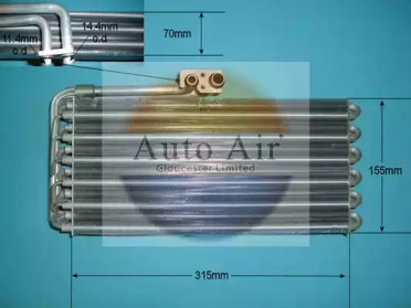 Испаритель AUTO AIR GLOUCESTER 21-0002