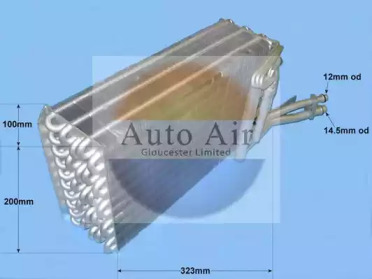 Испаритель, кондиционер AUTO AIR GLOUCESTER 21-5614