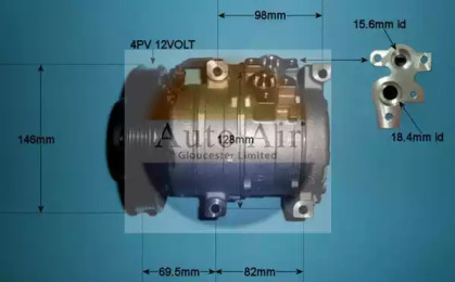 Компрессор, кондиционер AUTO AIR GLOUCESTER 14-0093