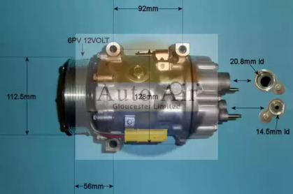 Компрессор, кондиционер AUTO AIR GLOUCESTER 14-1813