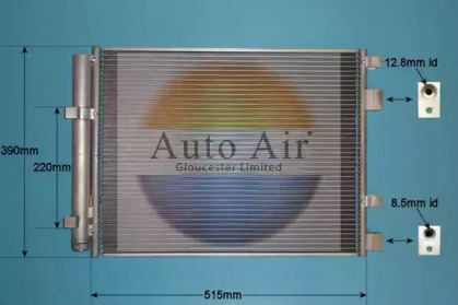 Конденсатор, кондиционер AUTO AIR GLOUCESTER 16-9633