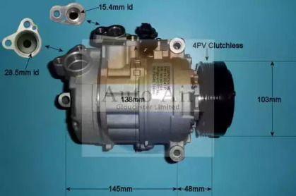 Компрессор, кондиционер AUTO AIR GLOUCESTER 14-0041P