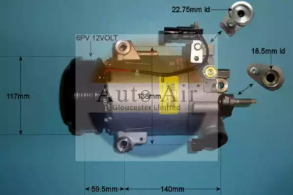 Компрессор AUTO AIR GLOUCESTER 14-1053