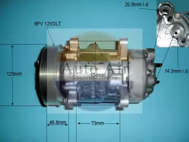 Компрессор AUTO AIR GLOUCESTER 14-1437