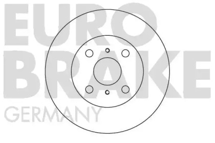 Тормозной диск EUROBRAKE 5815204514