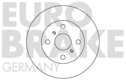 Тормозной диск EUROBRAKE 5815204551