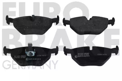 Комплект тормозных колодок EUROBRAKE 5502221524