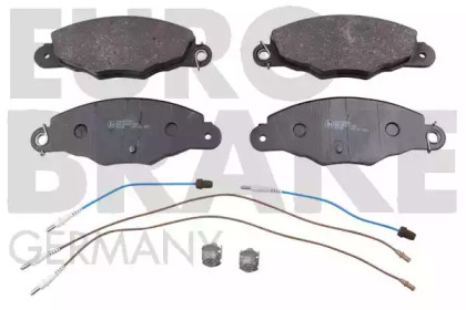 Комплект тормозных колодок EUROBRAKE 5502221921