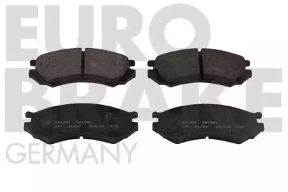 Комплект тормозных колодок EUROBRAKE 5502222219