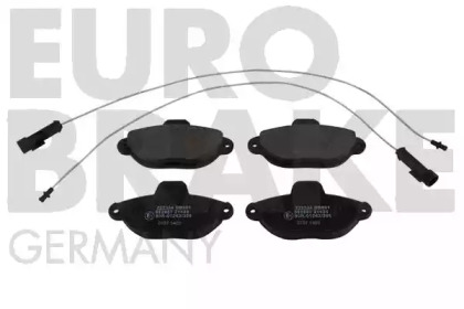 Комплект тормозных колодок EUROBRAKE 5502222334