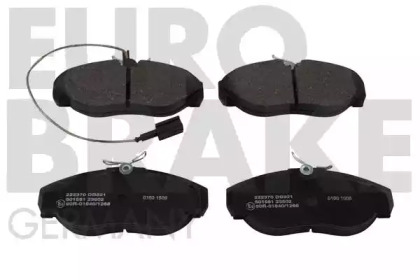 Комплект тормозных колодок EUROBRAKE 5502222370