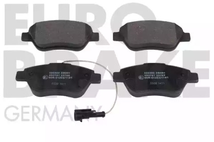 Комплект тормозных колодок EUROBRAKE 5502222380