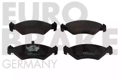 Комплект тормозных колодок, дисковый тормоз EUROBRAKE 5502222515