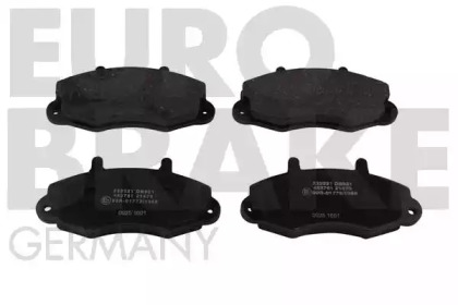 Комплект тормозных колодок EUROBRAKE 5502222521