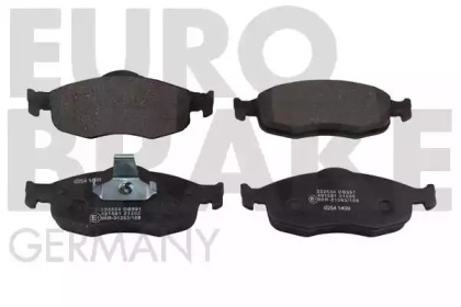 Комплект тормозных колодок EUROBRAKE 5502222534