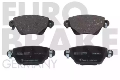 Комплект тормозных колодок EUROBRAKE 5502222554