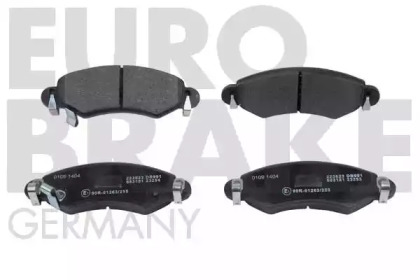 Комплект тормозных колодок, дисковый тормоз EUROBRAKE 5502223623