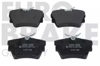 Комплект тормозных колодок EUROBRAKE 5502223627