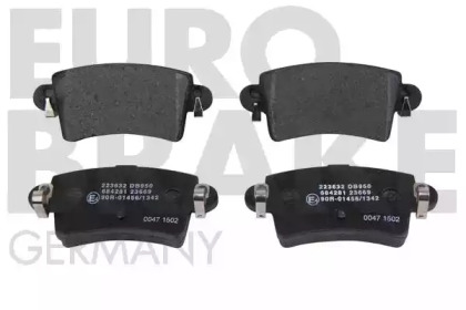 Комплект тормозных колодок EUROBRAKE 5502223632