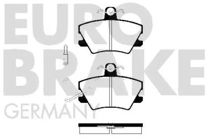 Комплект тормозных колодок EUROBRAKE 5502223732