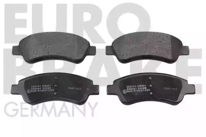 Комплект тормозных колодок EUROBRAKE 5502223741