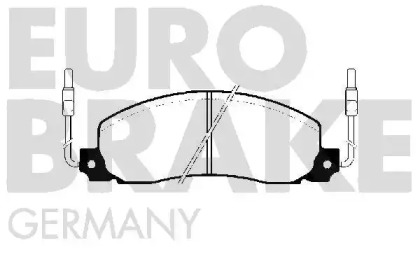 Комплект тормозных колодок EUROBRAKE 5502223919