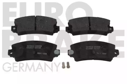 Комплект тормозных колодок EUROBRAKE 5502223932