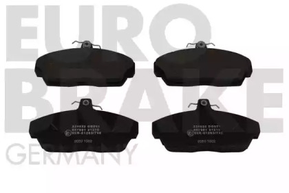 Комплект тормозных колодок EUROBRAKE 5502224022