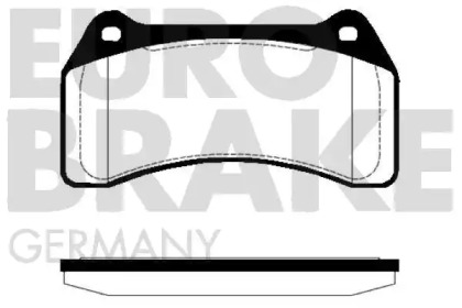 Комплект тормозных колодок EUROBRAKE 5502224028