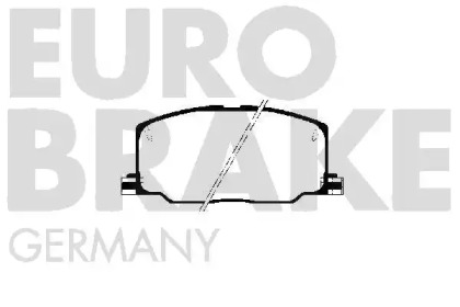 Комплект тормозных колодок EUROBRAKE 5502224515