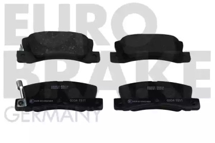 Комплект тормозных колодок EUROBRAKE 5502224517