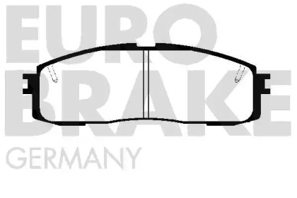 Комплект тормозных колодок EUROBRAKE 5502224521