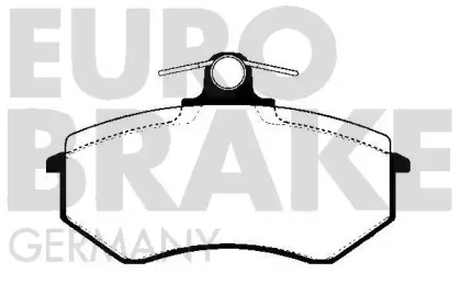 Комплект тормозных колодок EUROBRAKE 5502224720