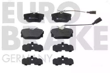 Комплект тормозных колодок EUROBRAKE 5502224753