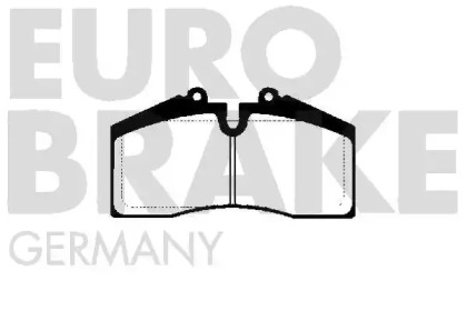 Комплект тормозных колодок EUROBRAKE 5502225602