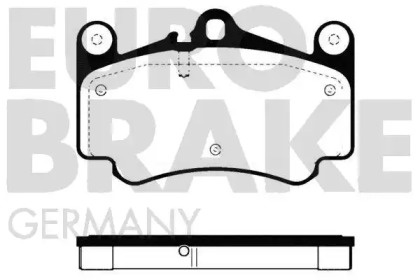 Комплект тормозных колодок EUROBRAKE 5502225609