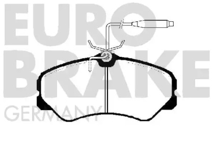 Комплект тормозных колодок EUROBRAKE 5502229954