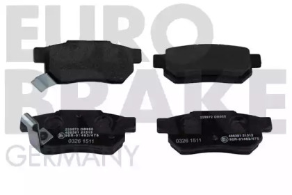 Комплект тормозных колодок EUROBRAKE 5502229972