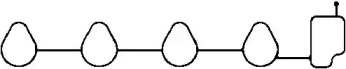 Прокладка, впускной коллектор BGA MG8505