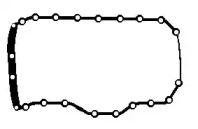 Прокладка, масляный поддон BGA OP0383