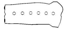 Комплект прокладок, крышка головки цилиндра BGA RK6330